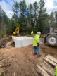 UP Concrete Pipe Precast Culvert, assembled by WR Construction Employees