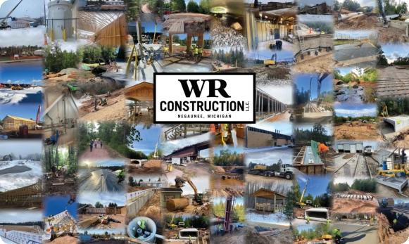 Project board photos of WR Construction Projects