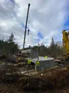 Precast concrete culvert supplied by UP Concrete Pipe Company