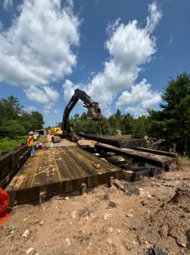 Timber Bridge Construction